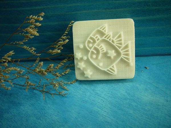 100-13樹脂皂章 雙魚座