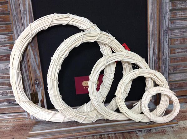 藤圈類-15 白色藤圈(外直徑30cm)*1